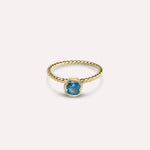 Gold Alice in Blue Ring