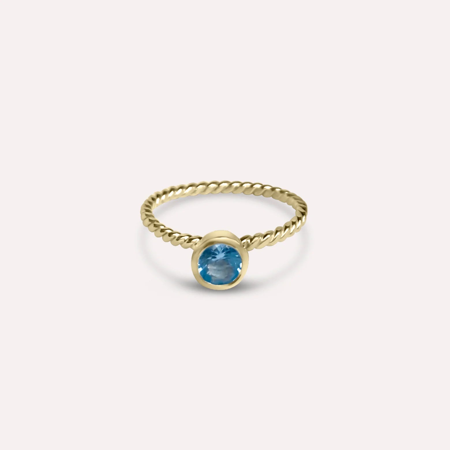 Gold Alice in Blue Ring