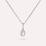 Anna White Moon Necklace
