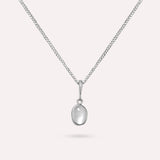 Anna White Moon Necklace