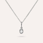 Anna Clear White Necklace