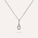 Anna Clear White Necklace