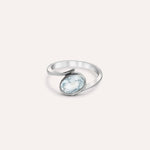 Aqua Brooke Ring