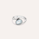 Aqua Brooke Ring