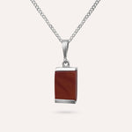 Coral Square Necklace