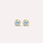 Gold Eden in Blue Earrings