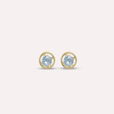 Gold Eden in Blue Earrings