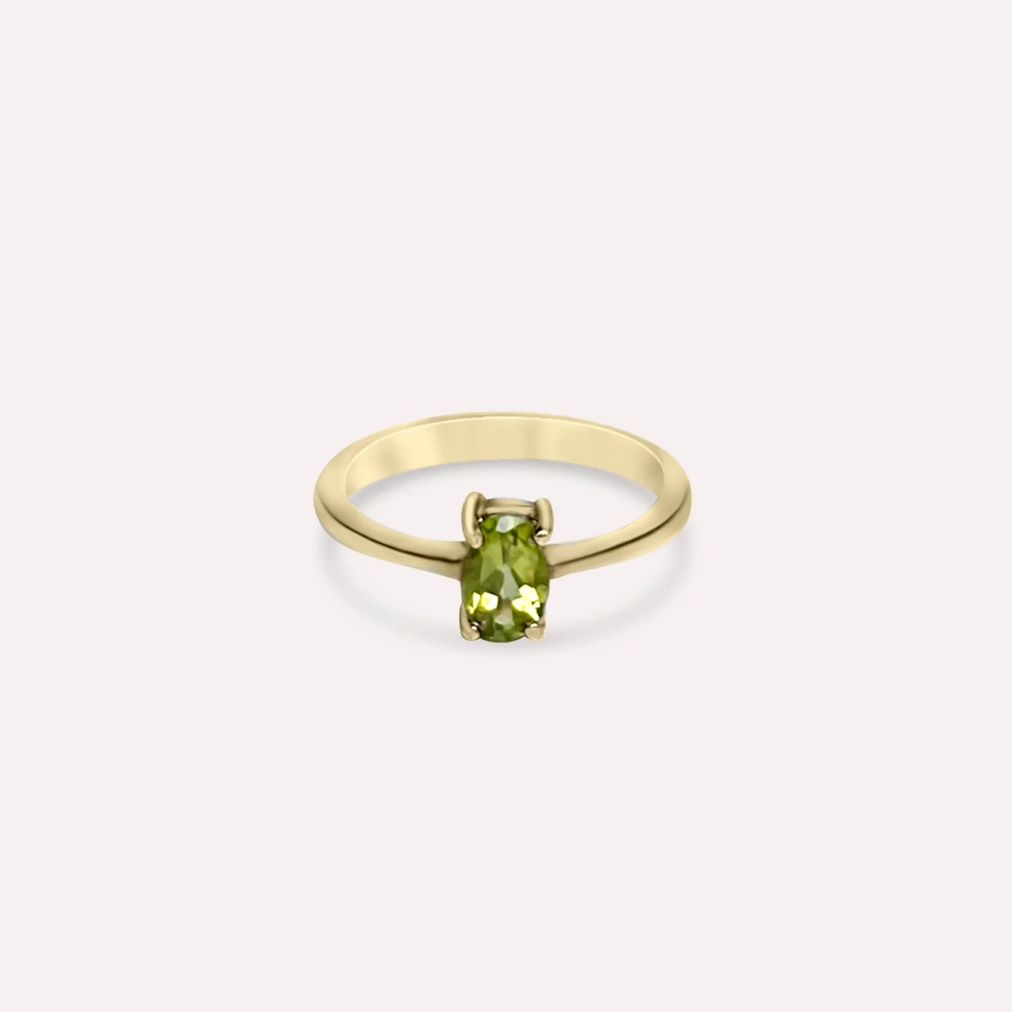 Gold Green Grace Ring