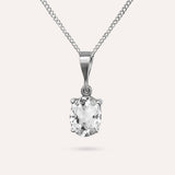 Lily Clear White Necklace