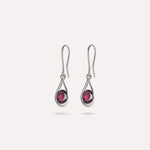 Maggie in Red Earrings