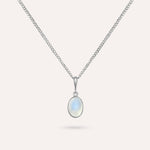 Mona Round Blue Necklace