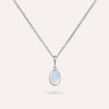 Mona Round Blue Necklace