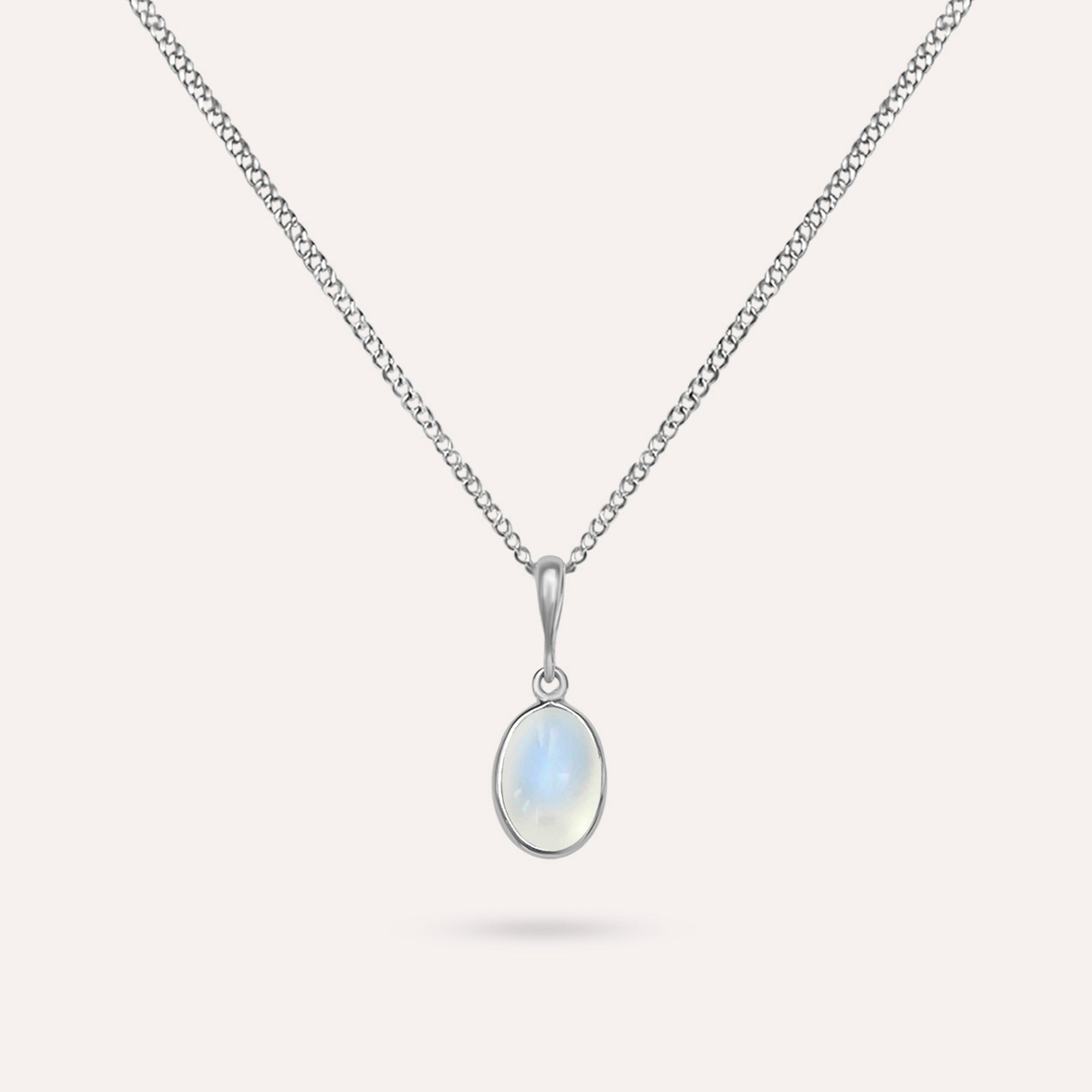 Mona Round Blue Necklace