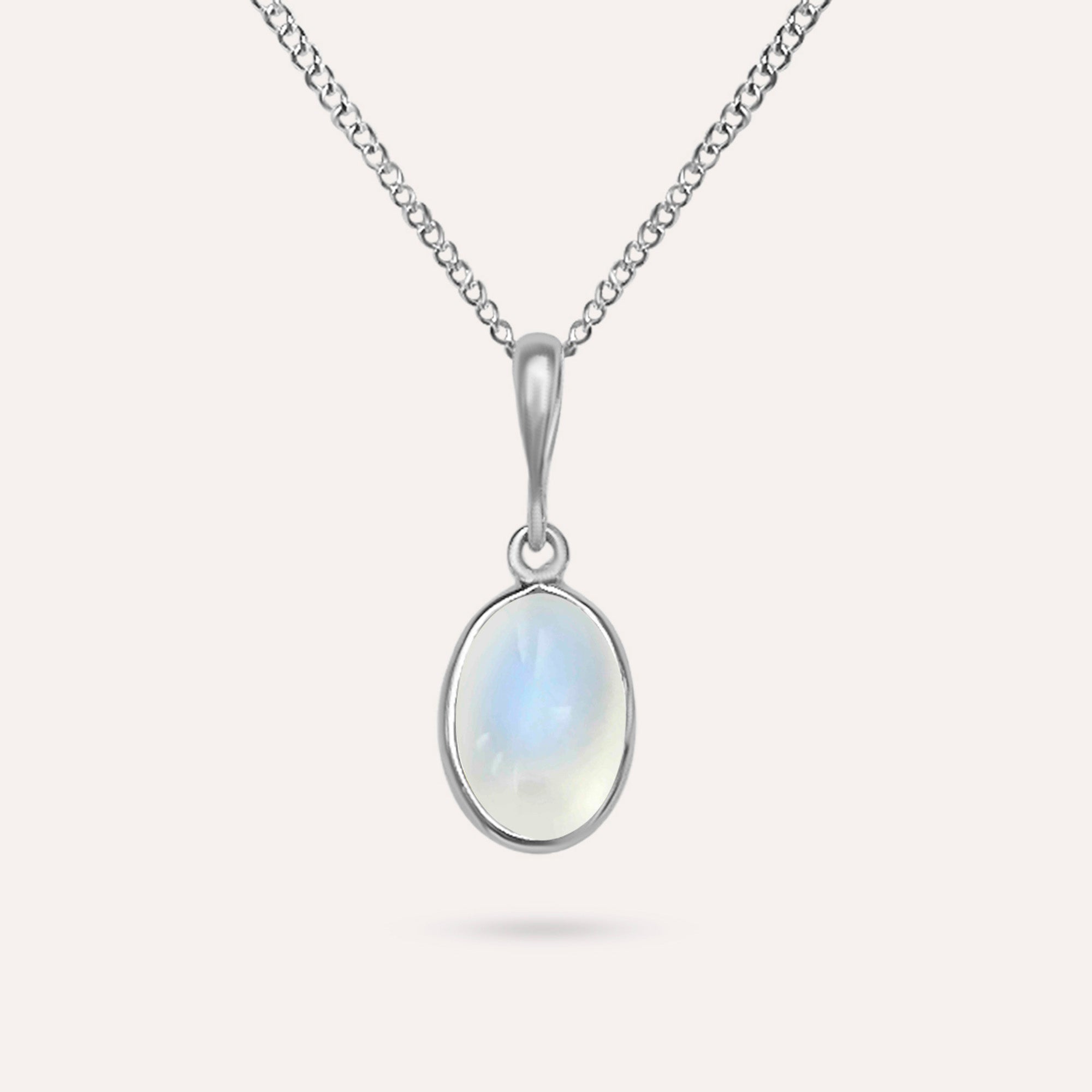 Mona Round Blue Necklace