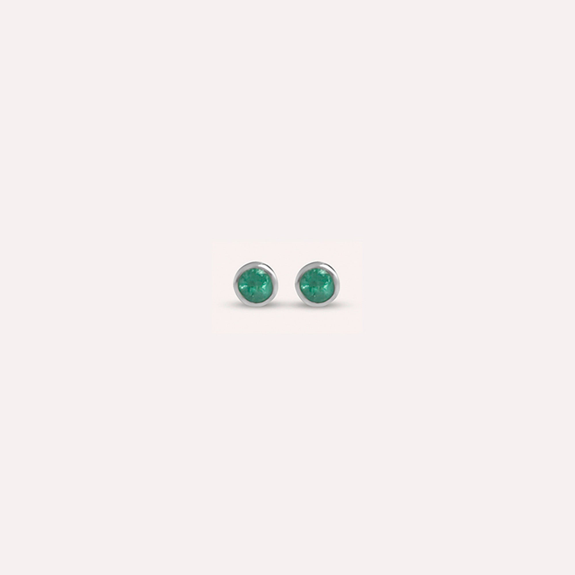 Monique in Green Earrings