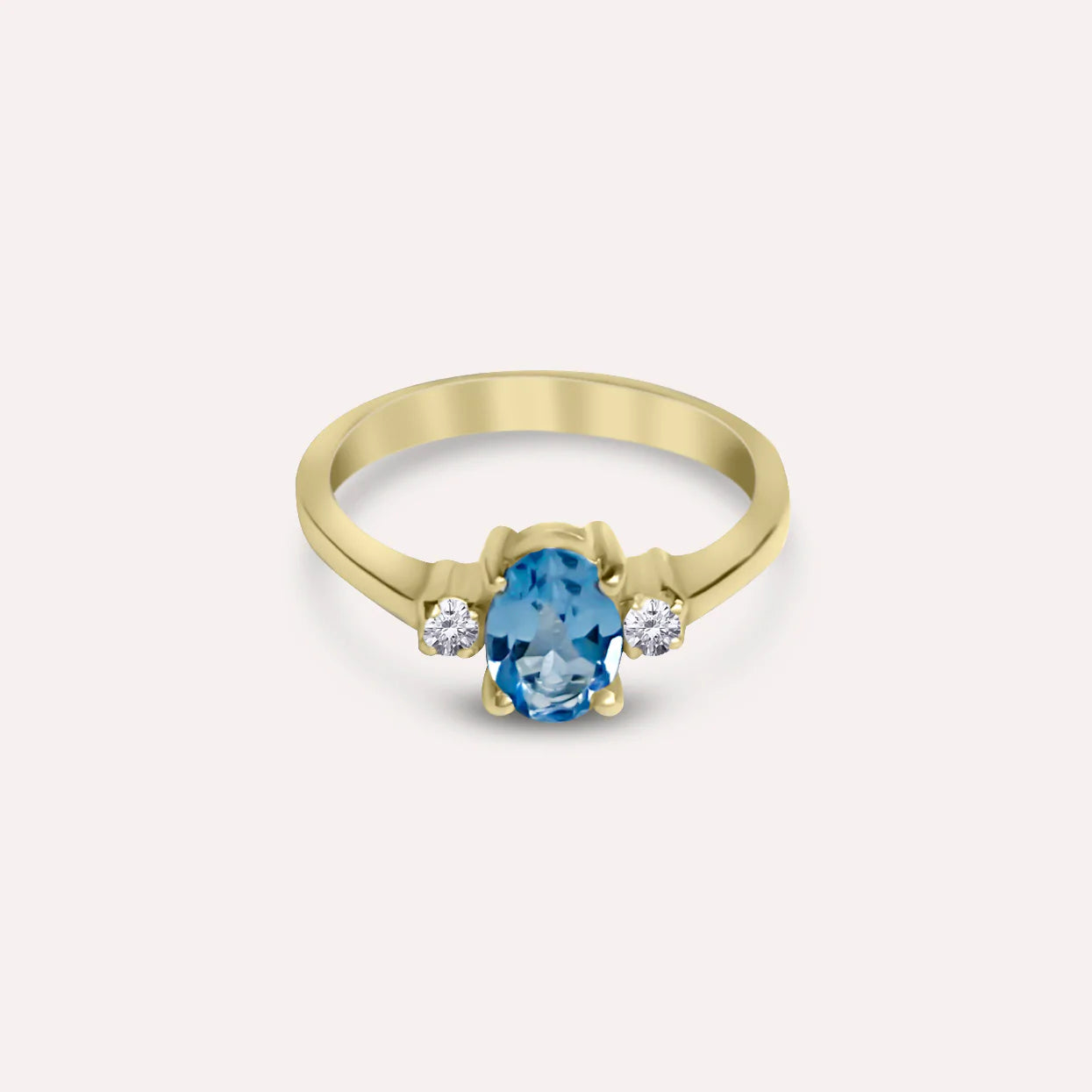 Gold Penelope Blue Ring