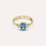 Gold Penelope Blue Ring