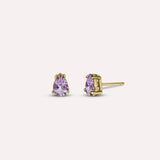 Gold Shaya in Purple Earrings