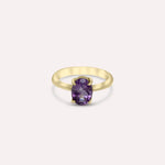 Gold Violet Ring