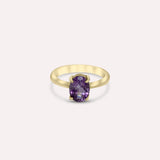 Gold Violet Ring