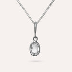 Anna Clear White Necklace