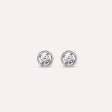Eden in Clear White Earrings