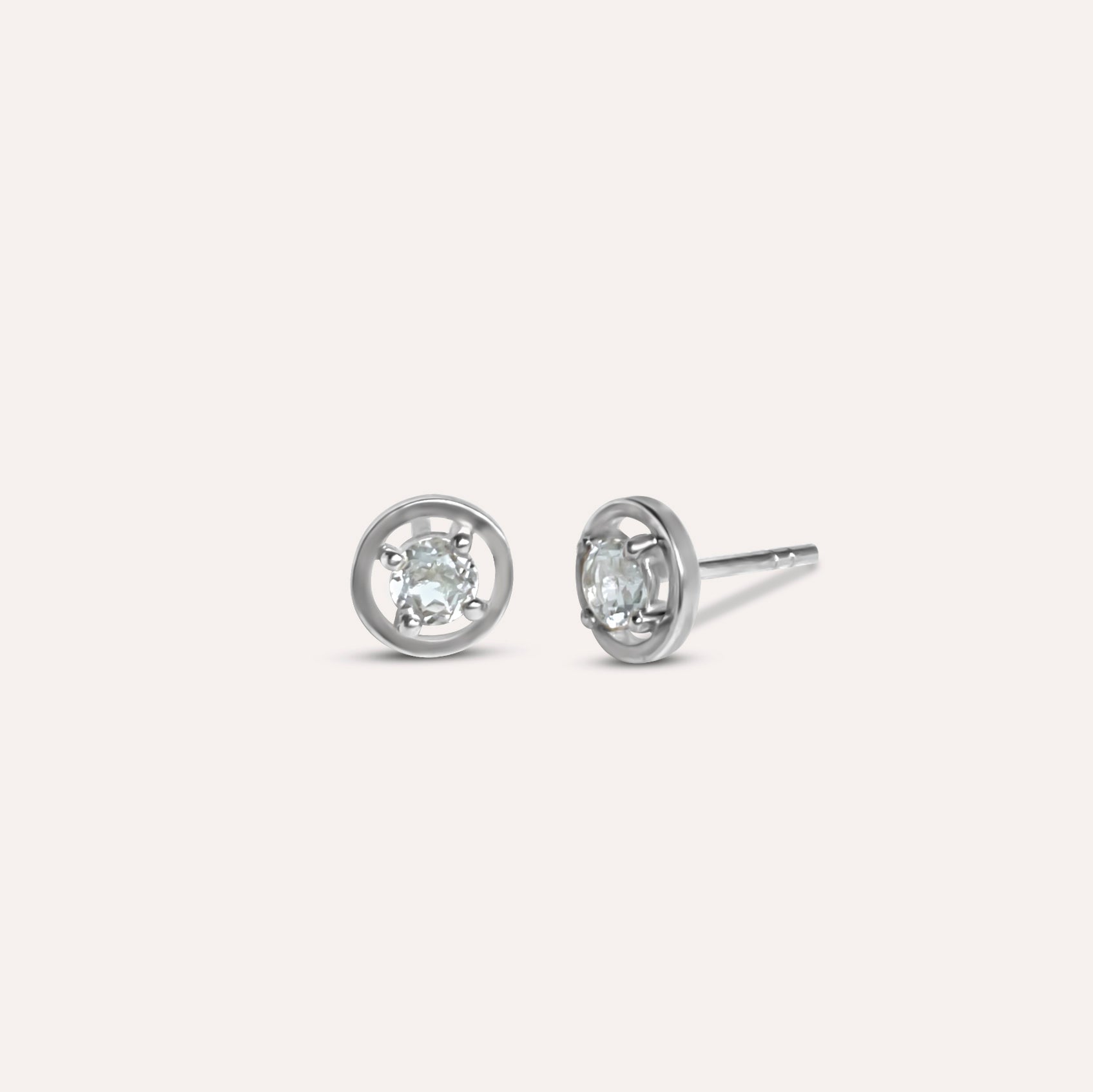 Eden in Clear White Earrings