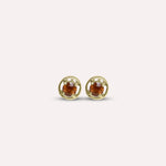 Gold Eden in Orange Earrings