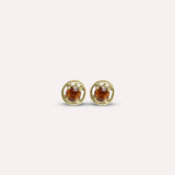 Gold Eden in Orange Earrings