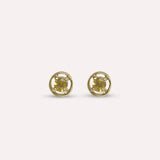 Gold Eden in Yellow Earrings