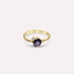 Gold Gemma Ring