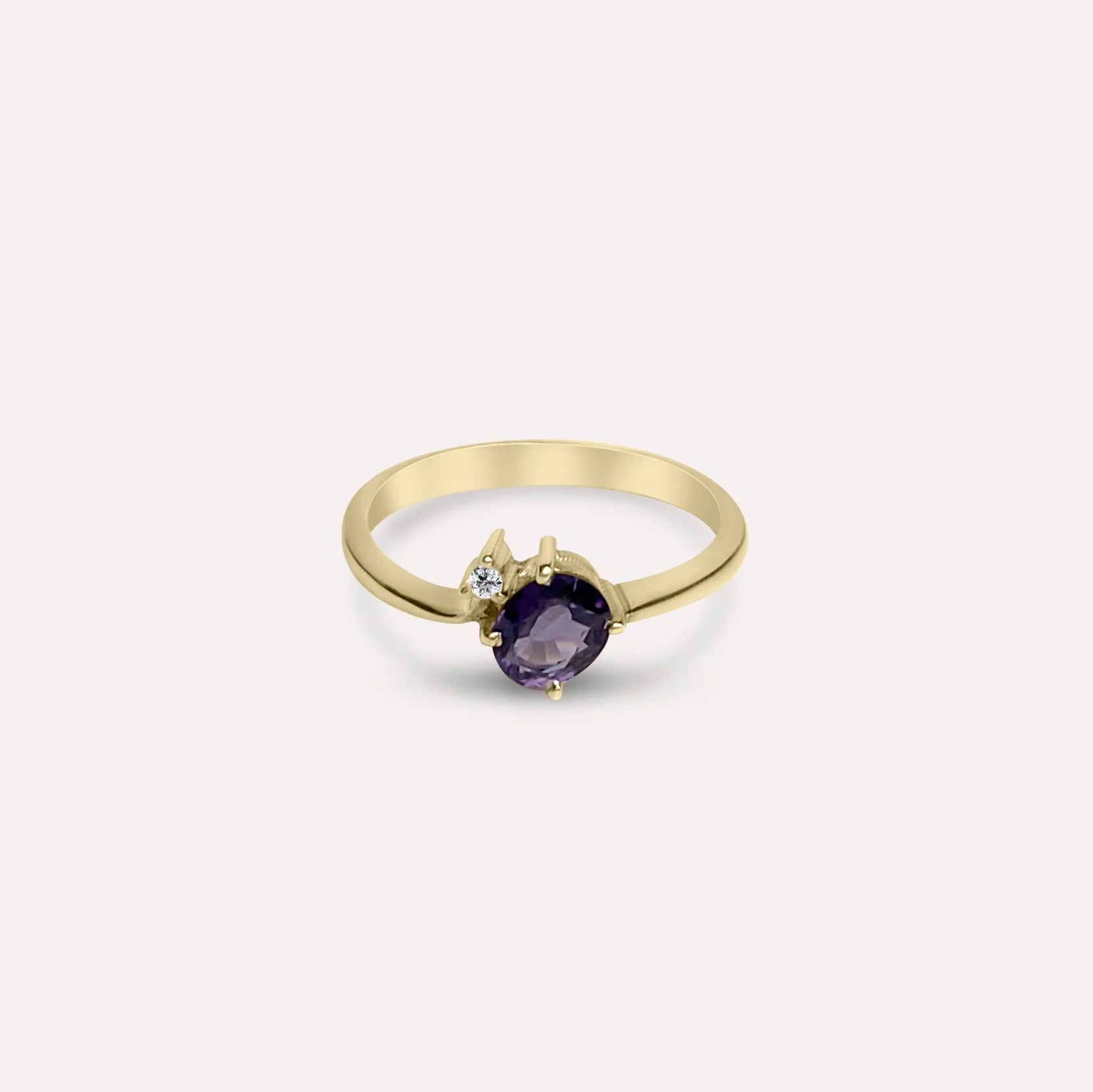 Gold Gemma Ring