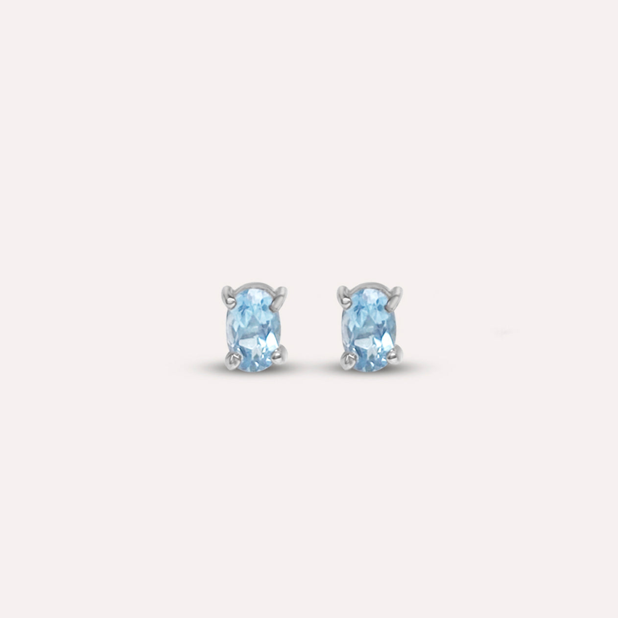 Hillary in Blue Earrings