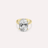 Gold Holly Ring