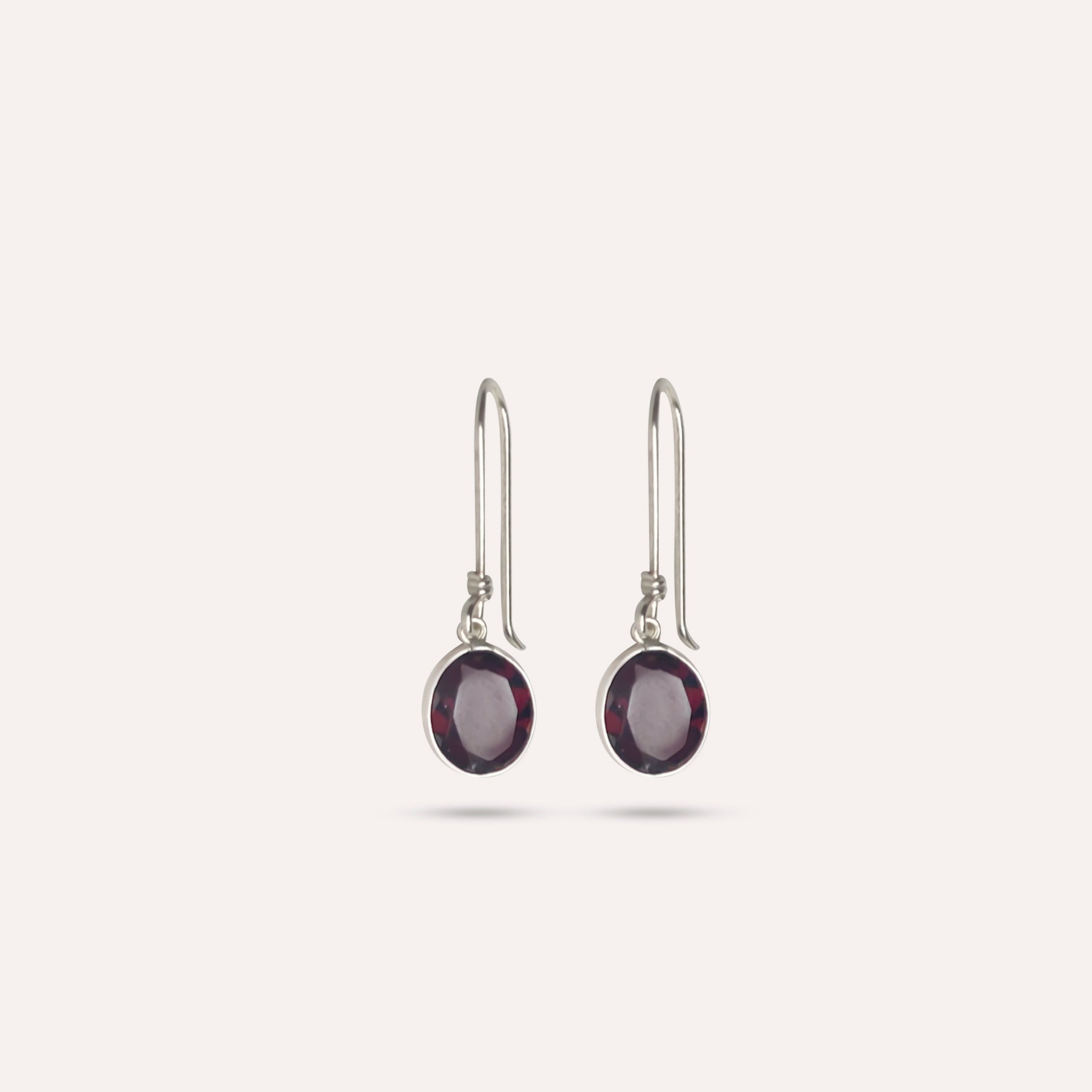 Juliana in Red Earrings