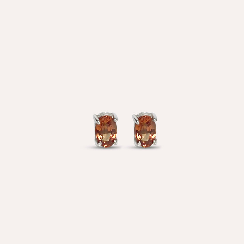 Peony in Orange Earrings