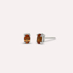 Peony in Orange Earrings