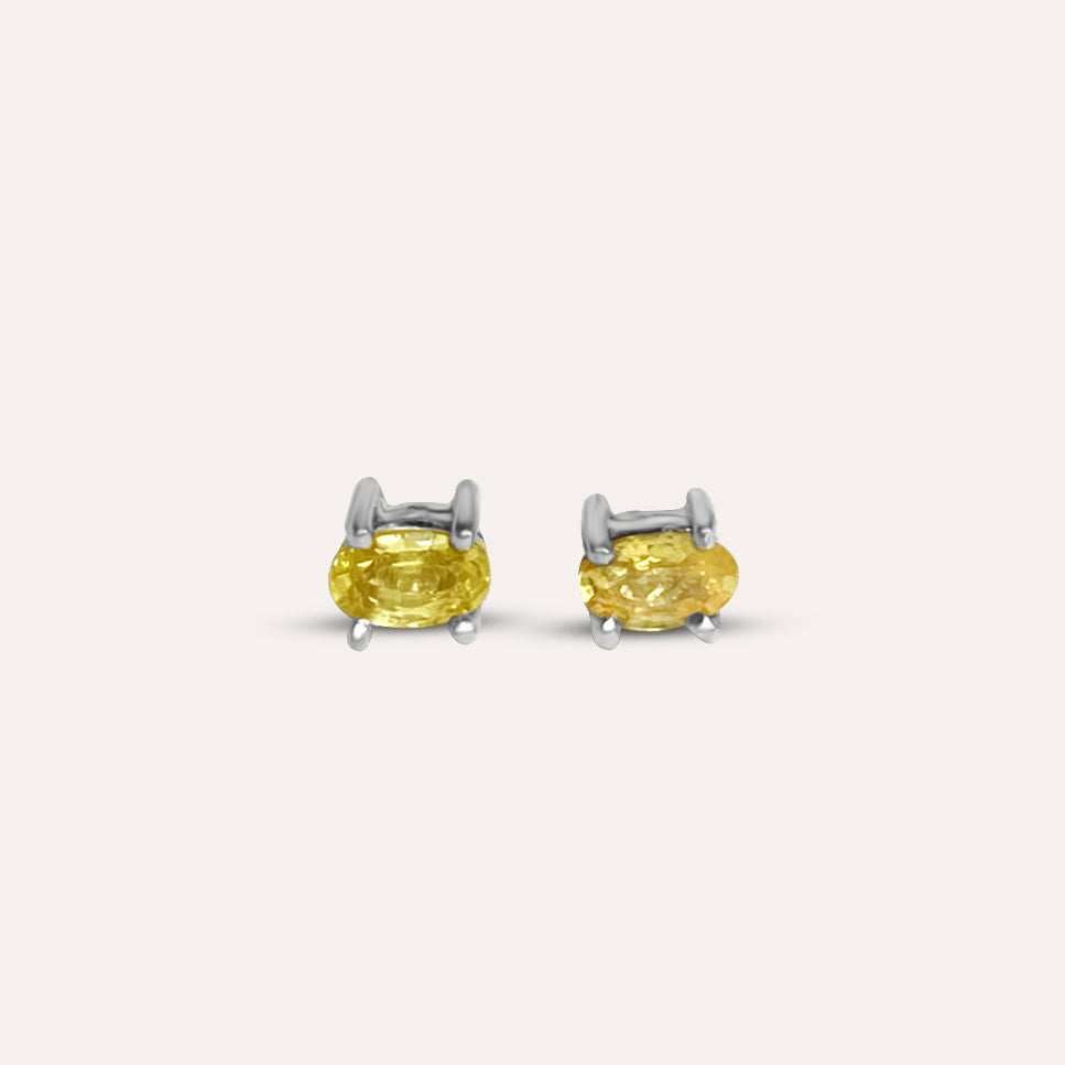 Peony in Yellow Earrings