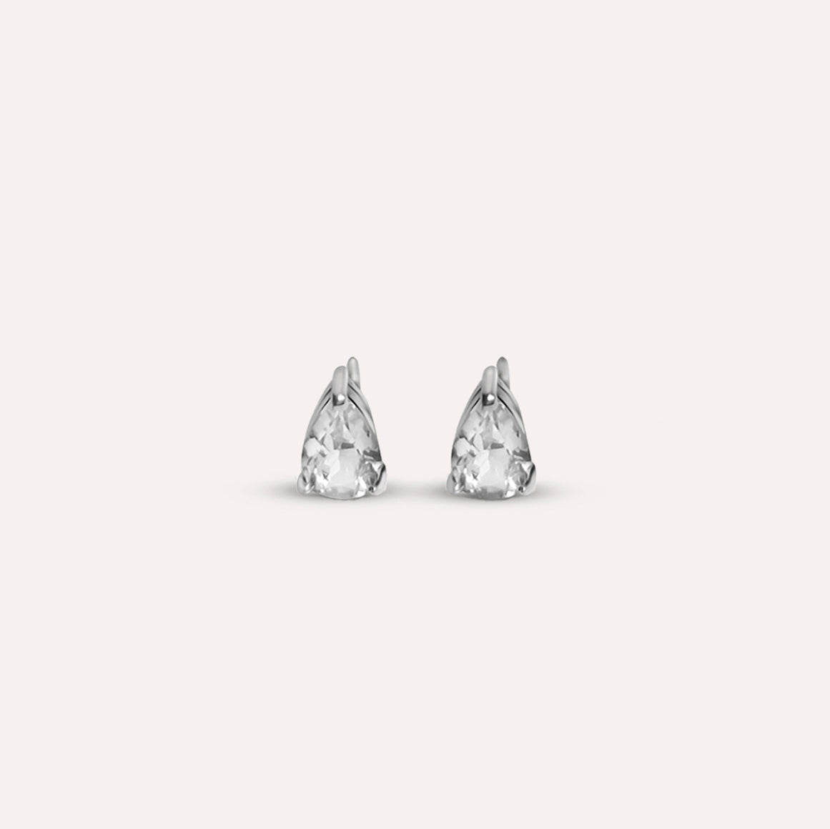 Shaya in Clear White Earrings