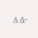 Shaya in Clear White Earrings