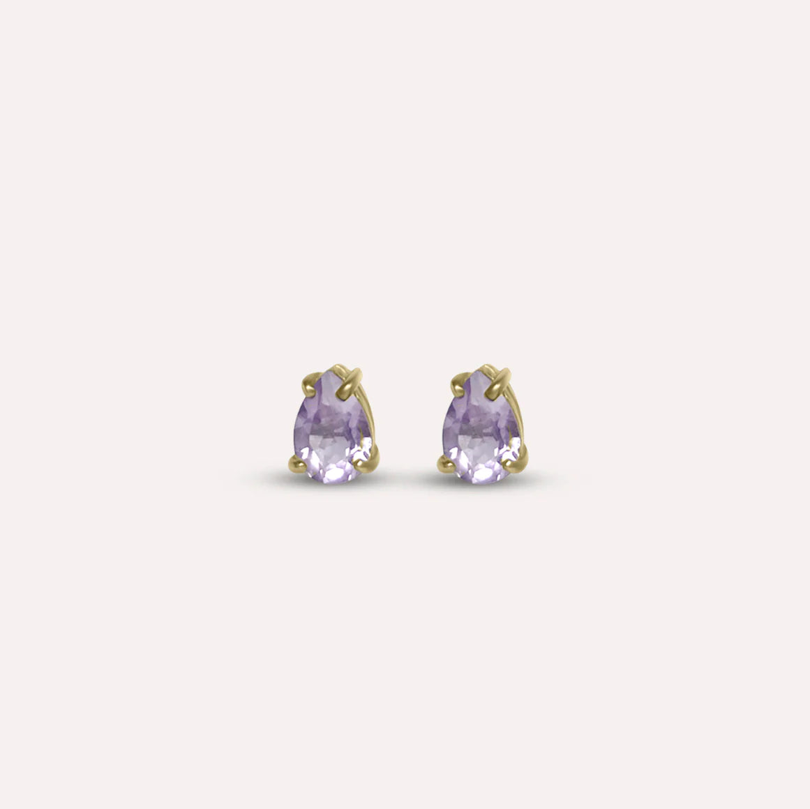 Gold Shaya in Purple Earrings
