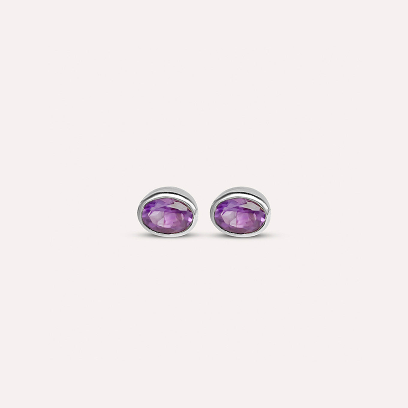 Small Greta in Purple Earrings