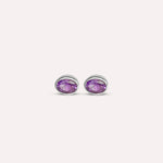 Small Greta in Purple Earrings