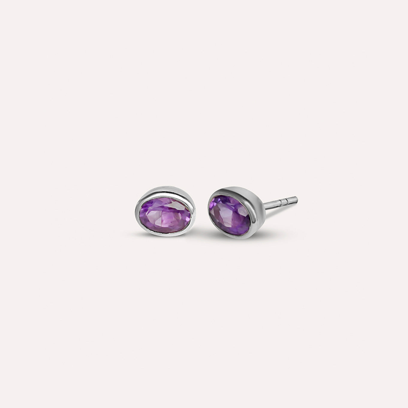 Small Greta in Purple Earrings