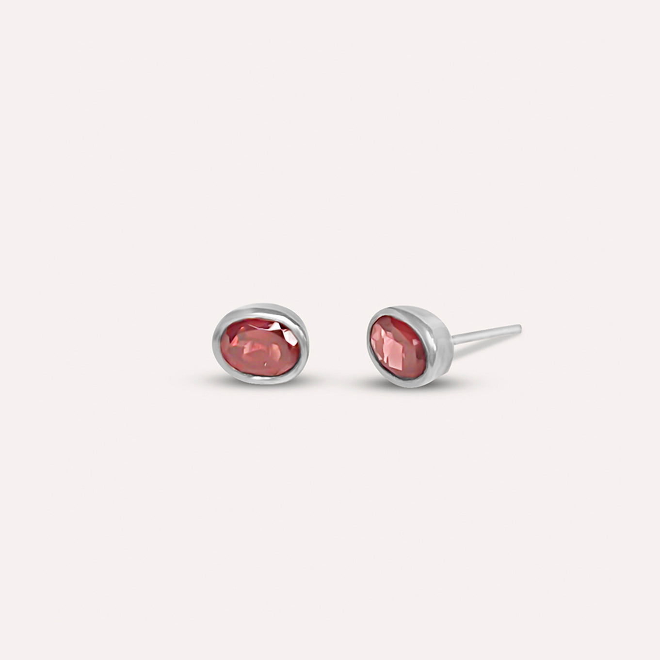 Small Greta in Ruby Earrings